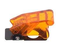 SHINEOFI Universal Orange Plastic Toggle Switch Cover for Cars with Easy Installation and Versatile Application, Protective Guard for Automotive Electronic Devices and Light Switches