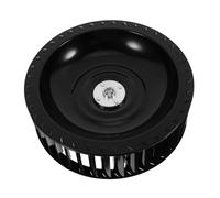 SHINEOFI Universal Range Hood Exhaust Fan Blade Metal Shaft Depth 27 Mm Efficient Filtration Black Versatile Use Suitable for Hotels and Restaurants