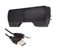 SHINEOFI USB Clip Computer Desktop Speaker Compact Music Player for Laptops Monitors Easy to Install Powered by USB for Home Gaming Use