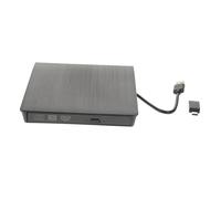 SHINEOFI USB External Slot In CD Dvd Recorder Drive Optical Burner with Pop Up Tray for Laptop Desktop Black No Adapter Needed
