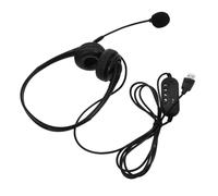 SHINEOFI USB Headset with Microphone Noise Cancelling Clear Call Headphones for Call Center Online Courses Skype Business Conference