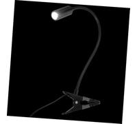 SHINEOFI USB Powered LED Clip Reading Light with Flexible Gooseneck Cool White Lamp for Desk Workshop Bedside Clamp Light for Focused Illumination
