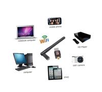 SHINEOFI Usb Wireless Usb Adapter 150mbps Mini Wifi Dongle for Pc Laptop Desktop, Black with Cd, Compatible with Windows Vista Xp, Stable Signal for Home and Office Networking