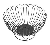 SHINEOFI Vegetables Iron Basket Pastry Holder Large Diameter Ring Base Iron Multi-Functional Elegant Chic Wire Basket Table Fruit Bowl for Kitchen Counter Desktop Hotel Use