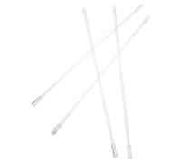 SHINEOFI Venetian Blinds Rods with Buckle Design White Plastic 4pcs for Vertical Blinds Replacement, Lightweight and Easy to Carry, for Bedroom and Living Room Window Treatment