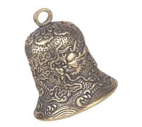 SHINEOFI Vintage Bell Bulk 5 Pcs Brass Dragon Pattern Bells Antique Chinese Style Elegant Crafts Easy DIY Convenient to Suspend Wind Chimes Crafting