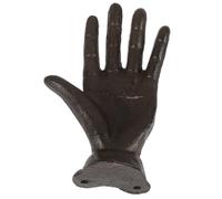 SHINEOFI Vintage Cast Iron Wall Hook Palm Shape Coat Hanger Decorative Bathroom and Office Wall-Mounted Storage Hook for Clothes and Keys