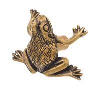 SHINEOFI Vintage Frog Shaped Brass Door Handles Artisan Handcrafted Animal Cupboard Pulls with Intricate Design Durable and Smooth Operation for Wardrobe and Bedroom Cabinets