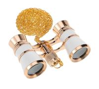 SHINEOFI Vintage Opera Glasses Compact Binoculars Chain for Adults Women, Metal Mini Binoculars Storage Pouch, Suitable for Theater and Concert Bird Watching