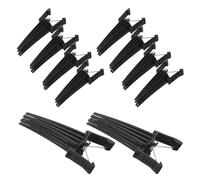 SHINEOFI Volumizing Hair Root Clips with Precise Root Positioning 10pcs Plastic Black and High Crown Design to Create Natural Volume for Women for Work and Daily Use