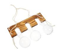 SHINEOFI Wall Mounted Hydroponic Glass Vase Hanging Planter Nordic Style Flower Holder for Indoor Garden Bedroom Decor