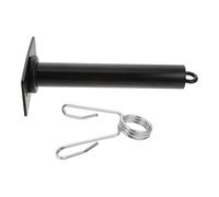 SHINEOFI Wall Mounted Iron Dumbbell Rack with Hanging Rod, Sturdy Black Fitness Tool for Space Saving and Equipment Protection in Home Gym Storage