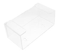 SHINEOFI Wall-mounted Mask and Glove Holder Transparent Storage Dispenser Box for Laboratory Hotel Use Portable Wall Organizer for Neat Protective Equipment Storage and Easy Access