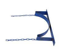 SHINEOFI Wall Mounted Propane Tank Holder Steel Gas Cylinder Bracket for Laboratory and School Use, Anti-Tip Gas Tank Mount with Multiple Hole Positions, Industrial Cylinder Wall Bracket