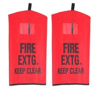 SHINEOFI Waterproof Fire Extinguisher Cover Frost-Proof Scratch-Resistant Protective Sleeve with Window 2 pack Outdoor Safety Equipment Pouch for Truck Warehouse Patio 22.83 X 12.60in