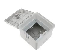 SHINEOFI Waterproof Impact-resistant Abs Material Electrical Outlet Protective Box with Combination Lock Cord Management Feature, Suitable for Community and Shared Spaces