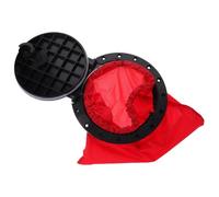 SHINEOFI Waterproof Kayak Accessories Deck Hatch Plates Cover with Easy Installation Black Abs round Port Hatch Cover and Inspection Deck and Plate Storage Bag for Rowing Marine Boats