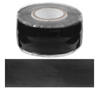 SHINEOFI Waterproof Silicone Rubber Adhesive Tape 2.5Cm X 3M Self-Fusing Electrical Insulation Tape for High Temperature Hose Leak Repair and Pipe Sealing, Black
