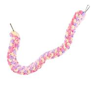 SHINEOFI Wear-resistant Climbing Rope with Hook for Hamsters Sugar Gliders Guinea Pigs Cotton Rope Cage Accessory for Animals Play and Teeth Health Colorful Hanging to Boredom