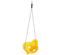 SHINEOFI Wear-resistant Decorative Amphibious Frog Habitat Platform for Small Aquatic Animals Toads Tadpoles Tree Frogs Reptile Resting Place with Vibrant Yellow Design
