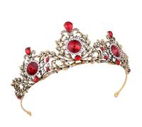 SHINEOFI Wedding with Alloy and Rhinestone Leaf Design Elegant for Bride Eye-catching Bridal Hair Accessory for Weddings and Parties