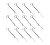 SHINEOFI Wick Holder Tool for Candle Making, 12Pcs Metal Centering Clips Carbon Steel, Fits Multiple Container Sizes, 11Cm/4.32In, User-Friendly Design