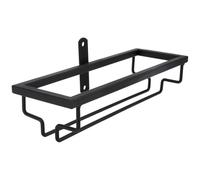 SHINEOFI Wine Cup Storage Rack Goblet Holder Black Iron Organize Wine Glass Impact-resistance Kitchen Families