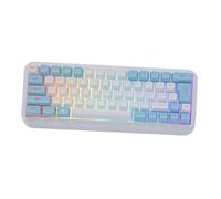 SHINEOFI Wireless Key Rgb Backlit Keyboard Wireless Membrane Design Portable Work Accessory for Gaming and Office Use Supports Multiple Operating Systems