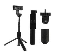 SHINEOFI Wireless Selfie Stick Folding Multipurpose Outdoor Selfie Stand Tripod Portable Aluminum Alloy Cell Phone Tripod Stick for Photography