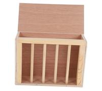 SHINEOFI Wood Hay Feeder Rack for Rabbits Bunny Cage Small Animal Food Holder Stand Hay Rack for Rabbits Wall Mount for Bunny