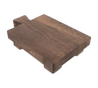 SHINEOFI Wood Pedestal Stand Wooden Display Tray for Bathroom Counter Wood Base Soap Stand Organizer Space-saving Rustic Riser for Farmhouse Decor and Storage
