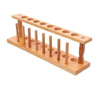 SHINEOFI Wood Test Tube Rack Natural Wooden Tube Holder Laboratory Stand for School Teaching and Scientific Experiments