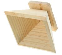 SHINEOFI Wood Zongzi Mold Small Quadrangular Rice Mold Kitchen Accessory for DIY Zongzi Making and Traditional Asian Cooking