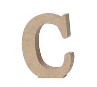 SHINEOFI Wooden Alphabet Letter c Rustic Home Office Decor for Weddings and Parties Natural Pine Letter for Creative Wall Decoration Literacy Education and Name Signs
