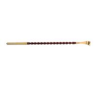 SHINEOFI Wooden Back Scratcher with Brass Handle for Adults and People of Ages, Portable Back Scratch Tool to Itching and Stimulate Relaxation Points, Comfortable Body Scratcher for Home