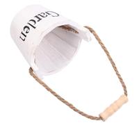 SHINEOFI Wooden Bonsai Container Vintage Decorative Flower Pot White Natural Wood Material Simple Elegant Style Gardening Flower Pot for Succulents Hanging on The Wall Or Placing on The