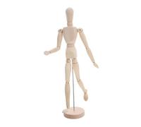 SHINEOFI Wooden Mannequin Doll with Flexible Joints for Artists Poseable Human Figure Model for Sketching Painting Educational Use and Home Office Decoration