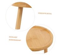 SHINEOFI Wooden Plant Stand for Indoor Plants Floor and Tabletop Display Pedestal with Craftsmanship Decorative Flowerpot Holder for Living Office Garden Farmhouse Accent Base