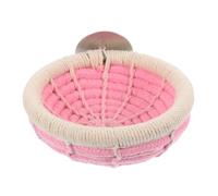 SHINEOFI Woven Cotton Rope Bird Nest for Cage Sleeping Place with Handcrafted Design Weather-resistant Bird House Shelter and Parakeets