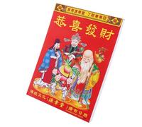 SHINEOFI Year Horse Chinese Zodiac Wall Calendar Daily Tear Off Pages Office Planner Featuring Lunar Details and Cultural Highlights