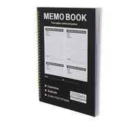 SHINEOFI You Were out Message Pad with Carbonless Duplicate Copies, Spiral Bound Note Pad, Duplicate Copy, Paper Material, 11.10x8.66in for Message Center and Office Use