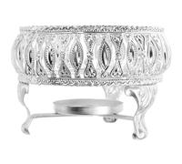 SHINEOFI Zinc Alloy Teapot Warmer with Candle Holder Teapot Heating Base for Home and Office High Temperature Resistant Tea Heater Stand