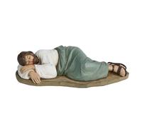 ShineOnAngel Sleeping Saint Joseph Statue 8 Inch, Catholic St Joseph Sleeping Figurine, Prayer Intention Statue, Religious Home Decor, Christian Gift for Prayer Table or Shelf