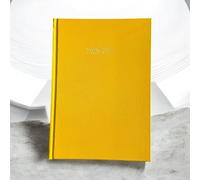 Shineone 2026-2027 A5 Academic Diary Premium Week To View Diary Hardback Cover Appointment & Ribbon Marker, Mid Year Planner, Organizer for Student Teacher Hardback Case Bound (Yellow)