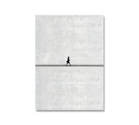 SHINERING Abstract One Person Isolated Minimalist Canvas Painting Posters And Prints Wall Art Picture For Living Room Decoration A11 21X30Cm Unframed
