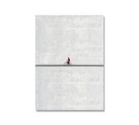 SHINERING Abstract One Person Isolated Minimalist Canvas Painting Posters And Prints Wall Art Picture For Living Room Decoration A7 30X40Cm Unframed