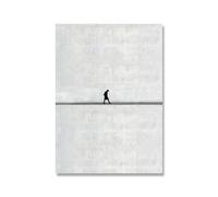 SHINERING Abstract One Person Isolated Minimalist Canvas Painting Posters And Prints Wall Art Picture For Living Room Decoration A4 21X30Cm Unframed