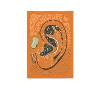 SHINERING Ear Acupuncture Print, Auricular Acupuncture, Traditional Chinese Medicine, Ear Anatomy Medical Education Poster Canvas Print A4 40Cmx50Cm No Frame