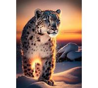 SHINERING Jungle Animals Leopard Poster And Prints Canvas Painting Printing Wall Art Picture Living Room Decor A8 30X40Cm Unframed