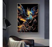 SHINERING Retro Art Legends Phoenix Bird Canvas Painting Posters And Print Wall Art Hd Pictures For Living Room Home Decor A3 21X30Cm Unframed